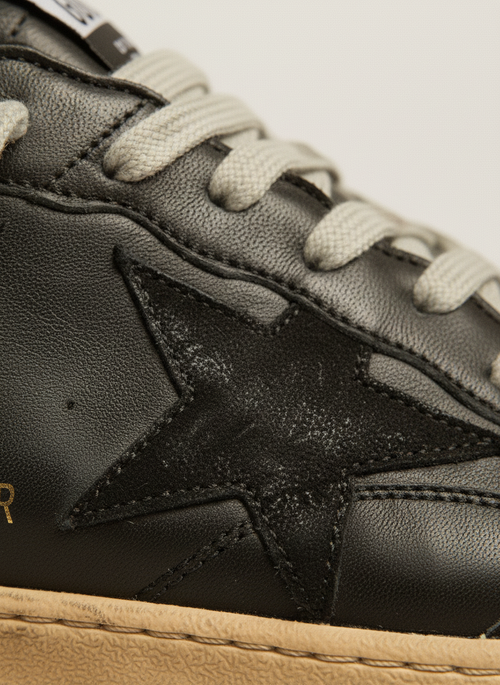 Ball Star Homme Blanc Noir Nappa