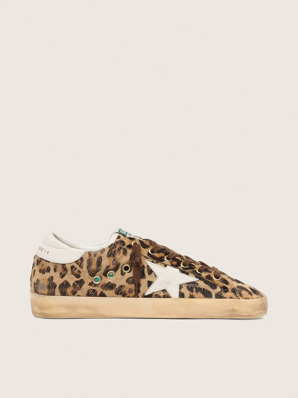Super-Star Blanc Etoile Leopard
